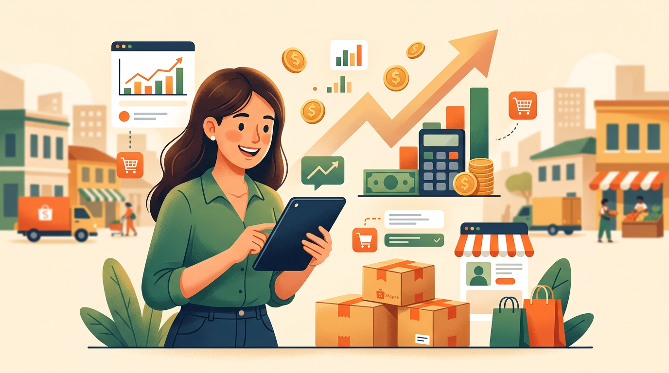 Shopee Ads: Como calcular ROAS e não perder dinheiro